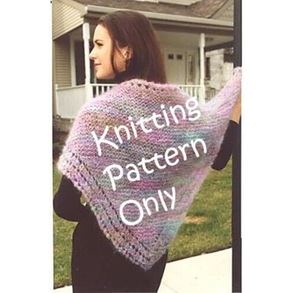 New 2002 JoAnne Turcotte Plymouth P455 Outback Mohair Scarf Knitting Pattern